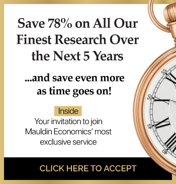 Save 78% on All Our Finest Research Over the Next 5 Years