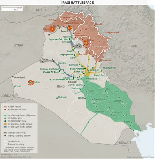 5 Maps That Explain the Battle for Mosul | Editorial Investment ...