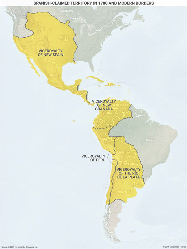 Map Of South America In Spanish - Share Map