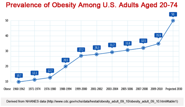 Obesity Statistics In America Chart