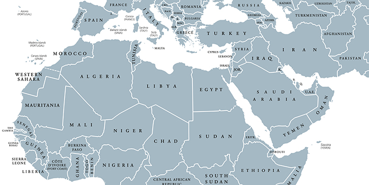 Map Of Middle East And North Africa 5 Maps Of The Middle East And North Africa That Explain This Region -  Mauldin Economics