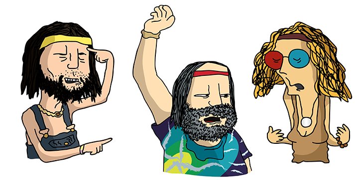 We Were Crazy Hippie Bastards